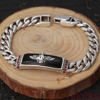 lắc tay nam bạc Đại Bàng 20cmx9mm