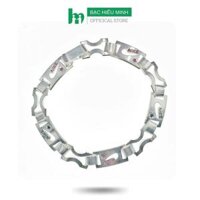Lắc Tay Nam Bạc Ta Kiểu Nike Đơn Giản Nam Tính BẠC HIỂU MINH LTN011