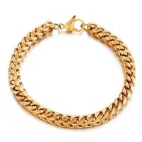 Lắc tay nam bằng Titan mạ 18k kiểu khoen lật - RF66