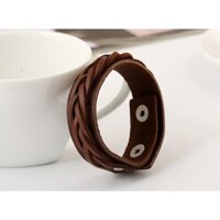 Lắc tay nam da thuộc nhiều sợi thiết kế đẹp mắt
