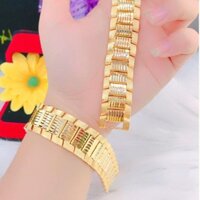 Lắc Tay Nam Mạ Vàng 18K X Mẫu 090.03.01 - Đi Chơi, Dự Tiệc Rất Ngầu - Bao Đổi Tra Trong Vòng 07 Ngày