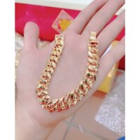 Lắc Tay Nam Nữ Mạ Vàng 18K or 24 K Kiểu Xích Mẫu 085RUH.230422 - Bền Màu - Bao đổi trả vòng 07 ngày
