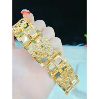 Lắc tay nam rồng cao cấp mạ vàng 18