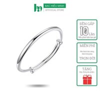 Lắc Tay Nữ Bạc Hiểu Minh LTU512 Kiềng Trơn