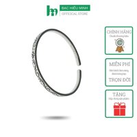 Lắc Tay Nữ Bạc Hiểu Minh LTU534 - Dạng Kiềng - Bảo Hành Vĩnh Viễn  Hàng Chính Hãng