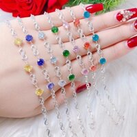 LẮC TAY NỮ BẠC TA - LẮC TAY VÔ CỰC ĐÍNH ĐÁ