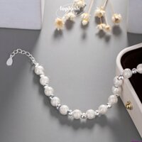 Lắc Tay Nữ Hạt Bi Cá Tính Chính Hãng Bạc 925 Laplanh.stu