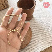 Lắc tay nữ kiểu đơn giản phong cách Hàn Quốc - Trang sức Bé Heo BHLT176 - Vàng