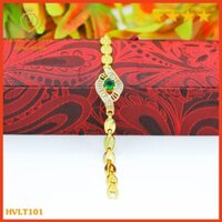 Lắc Tay Nữ Titan Xi Mạ Vàng Non 24k Cao Cấp, Vòng Tay Nữ Phong Cách Thời Trang Cá Tính Trẻ Trung - HVLT101