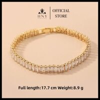 Lắc tay nữ, vòng tay nữ đính đá lấp lánh phong cách Hàn Quốc HNYJewelry LT02