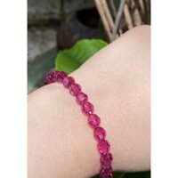 Lắc tay pha lê Swarovski hạt tròn 6ly