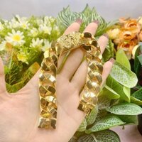 Lắc Tay Rồng Khuyên Lật Khoá Hộp Mạ Vàng Bền Đẹp, Sang Trọng