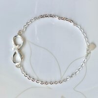 Lắc tay thánh giá vô cực bạc ta cao cấp