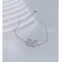 Lắc tay thiên nga bạc 925 cao cấp