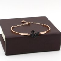 Lắc Tay Thiên Nga Đen Titan Ko Han Rỉ TT 3655 - Vàng hồng