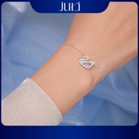 Lắc Tay Thiên Nga trendy bằng Bạc 100% -  đính đá Moissanite cao cấp | LT162 JULI