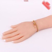 Lắc tay titan mạ vàng 99k bi tròn hồ lô