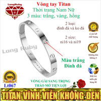 LẮC TAY TITAN NAM NỮ MÀU TRẮNG, VÀNG, HỒNG | VÒNG TAY THỜI TRANG ĐẸP - LT067T