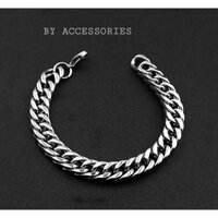 Lắc tay titan xích kép khoá càng cua không gỉ