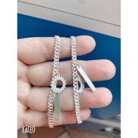 Lắc tay trẻ con hình con giáp khắc chữ vòng tay NGỌC MẬU