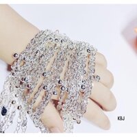 Lắc tay treo bi bạc cho bé - lắc tay trẻ em bạc ta 925