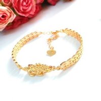 Lắc tay tỳ hưu mạ vàng 18k vòng tay siêu bền