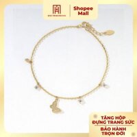 Lắc tay vàng 10K Bảo Tín Mạnh Hải thiết kế hồ điệp charm rơi PYLTV10KDH-503010