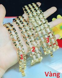 Lắc Tay Vàng 10k Nữ Giá Rẻ - L170546 - Juri Shop - Chất Liệu Lõi Bạc Pha Cao Cấp - Cam Kết Không Đen Không Dị Ứng - Dùng Đi Tiệc Vô Cùng Sang Chảnh - lắc tay nữ vàng 24 lắc tay nữ vàng 24k lắc tay nữ vàng tây