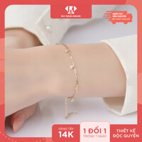 Lắc tay vàng 14k LLF169 Huy Thanh Jewelry