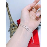 Lắc tay vô cực bạc ta LINH MIU SILVER