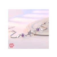 Lắc tay vòng tay bạc s925 cỏ bốn lá may mắn  - Mẫu 4