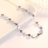 Lắc tay vòng tay bạc s925 cỏ bốn lá may mắn  - Mẫu 5