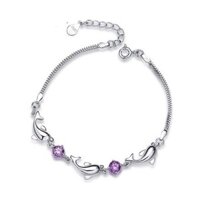 Lắc tay vòng tay bạc s925 cỏ bốn lá may mắn  - Mẫu 7