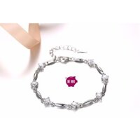 Lắc tay vòng tay bạc s925 cỏ bốn lá may mắn  - Mẫu 9