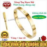 Lắc Tay Vòng Tay Nam Nữ Titan màu Vàng Hồng Trắng - Vòng Tay Đẹp - LT061Q