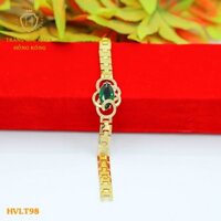 Lắc Tay, Vòng Tay Nữ Titan Xi Mạ Vàng Non 24k Cao Cấp - Trang Sức Hava Hong Kong - HVLT98