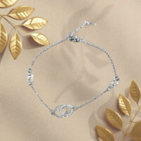 Lắc tay vòng tròn đan xen