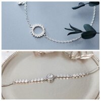 Lắc tay vòng tròn đính đá điệu đà siêu sáng