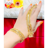 Lắc tay xương cá bản to mạ vàng - Mẫu lắc nam sang trọng, đẳng cấp - L5923 - 545 - UH - Đại Lý Tubi Cony