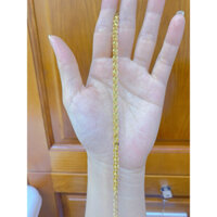 lắc titan đuôi phụng xi vàng 18 bền màu