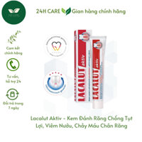 Lacalut Aktiv - Kem Đánh Răng Chống Tụt Lợi, Viêm Nướu, Chảy Máu Chân Răng | Nhập khẩu CHLB Đức