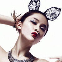 Lace Cat Ears Hair Band Party Cosplay Masquerade Headbrand