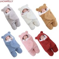 Lachapelly Baby Swaddle Dày Mùa Đông Bé Chăn Ga Gối Cotton Flannel Sơ Sinh Sleepsack