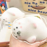 Lachapelly Mô Phỏng Con Dấu Bóp Đồ Chơi, Động Vật Nhiều Màu Sắc Con Dấu Bóp Đồ Chơi, Giả Vờ Chơi Hoạt Hình Phục Hồi Chậm 13cm Con Dấu Fidget Đồ Chơi Văn Phòng