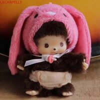 Lachapelly Monchi Búp bê sang trọng, Đồ chơi sang trọng Monqiqi Khỉ nhỏ Monchi, Con rối tay dễ thương Kawaii Nhiều kiểu dáng Búp bê nhồi bông Monchi Cặp đôi