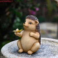 Lachapelly Năng Lượng Mặt Trời Nhím Tượng Trang Trí, Chống Thấm Nước Động Vật Dễ Thương Điêu Khắc Đèn, Trang Trí Sân Vườn Sáng Tạo Nhựa Sống Động Nghệ Thuật Hình Tượng Ánh Sáng Sân