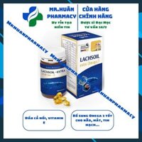 Lachsoil Extra Omega 3 Kapseln (Lọ 60 viên) của Đức - Bổ sung Omega 3 tốt cho não, mắt, tim mạch
