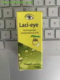 Laci-eye 0.3% (Hydroxypropyl Methylcellulose 0.3%)  – Thuốc nhỏ mắt dưỡng ẩm, giảm khô mắt hiệu quả