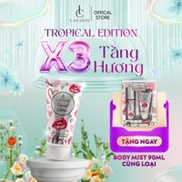 Lacoon Body Mist Kem Dưỡng Ẩm Body Cho Da Khô Body Lotion X3 Tầng Hương Dung Tích 90ml Tropical Edition