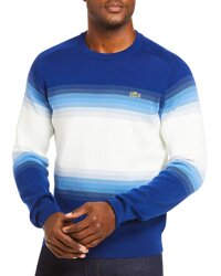 Lacoste Men's Long Sleeve Ombre Interlock Sweater